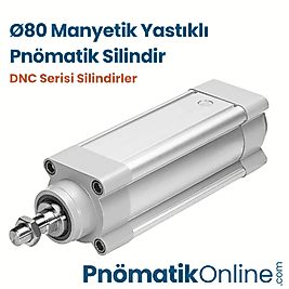 Ø80 Manyetik Yastıklı Pnömatik Silindir