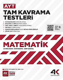 4K Yayınları AYT Matematik Tam Kavrama Testleri 2025 2026 Yeni Baskı Sezon