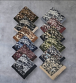 Bambu Kreş Eşarp Desen 1 Toplam 12 Adet