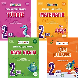 2. Sınıf Classmate Türkçe+Matematik+Hayat Bilgisi+Tüm Dersler Soru Bankası