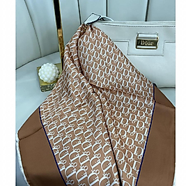 Dior Marka Eşarp - Açık Kahve