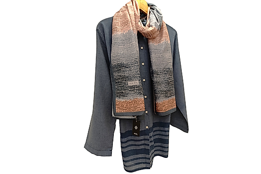 DESENLİ POLYESTER ŞAL Ebat 75 x185