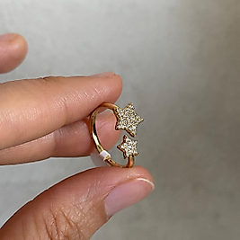 Xuping Gold Rengi Yıldız Yüzük