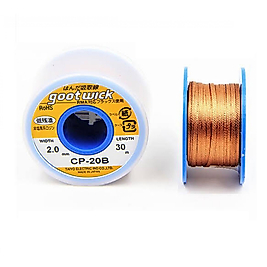 Gootwick CP-20B  Lehim Çekme Teli 2.0 Mm 30 Metre