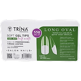 Trina 550li Soft Jel Tırnak Mat - Long Oval