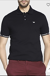 Emporio Armani Regular Fit poloyaka t-shırt