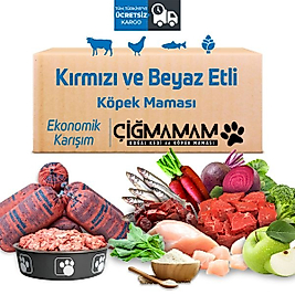 Çiğ Mamam Ekonomik  Köpek Barf Maması 20 kg