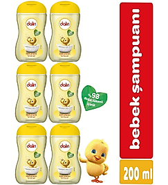 dalin şampuan 200 ml x 6ad