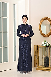 Burak Baran Alya Abiye Lacivert