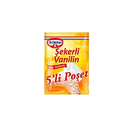 Dr oetker şeker vanilin 5li paket