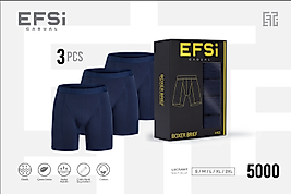 BOXER BRIEF 3 LÜ KUTU 5000 LACİVERT