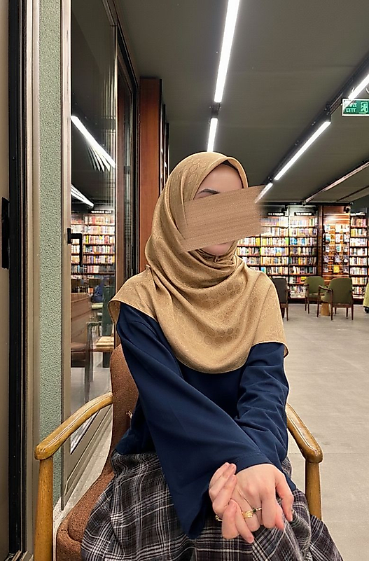 Pamuk Jakar Büyük Boy Eşarp Bal