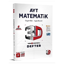 AYT 3D Matematik Video Destekli Defter
