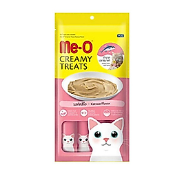 (69 Me-O Creamy Treats Çizgili Orkinos Balıklı Ek Besin ve Kedi Ödülü 60 Gr ( 4 x 15 Gr )