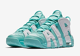 Nike Air More Uptempo GS Island Green