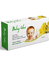 Baby-Vac burun aspiratörü, Elektrik süpürgesi ile çalışır.