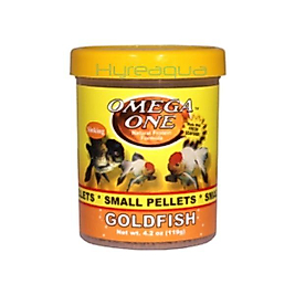 Omega One Goldfish Medium Pellets Balık Yemi – 119 gr | Japon ve Goldfish Türleri İçin Orta Boy Pellet Yem