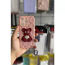 İphone 14 Pro Kaws Kabartmalı Telefon Kılıfı