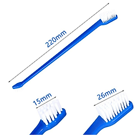 Çift Taraflı Evcil Hayvan Diş Fırçası 4 lü Set