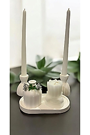 Dekoratif tepside beşli set