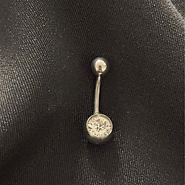 Taşlı Göbek Piercing