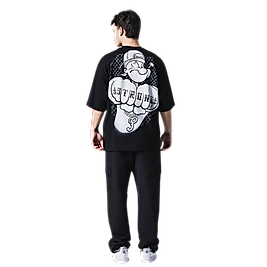 Owersize Dijital Baskı Temel Reis T-Shirt