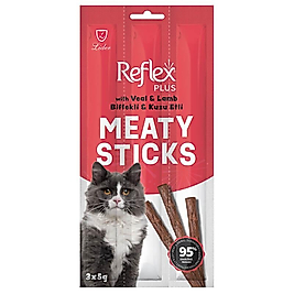 Reflex Biftekli & Kuzu Etli Kedi Ödül Çubuğu 5 Gr 3 Adet