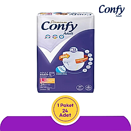 Confy Emici Külot Hasta Bezi Büyük(L) 24 Adet