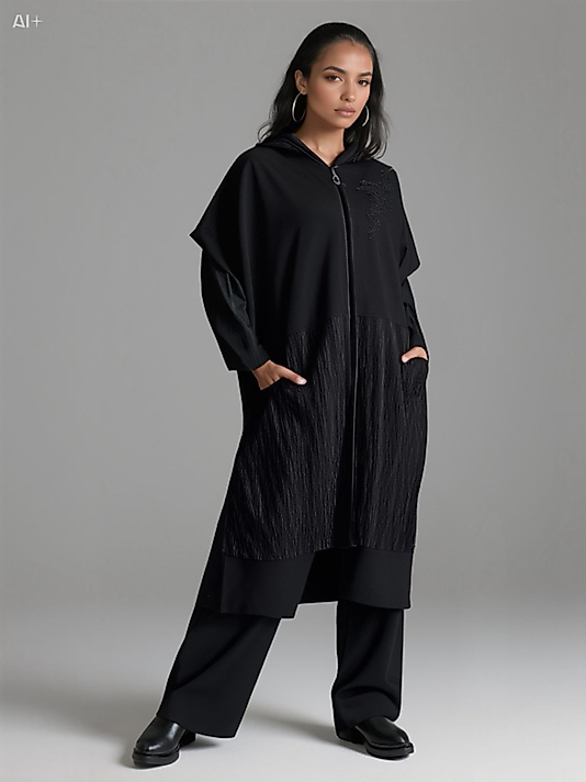 Siyah Taşlı Oysho Yelek