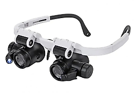 Sunup 2 Led Işıklı Pilli Büyüteçli Gözlük