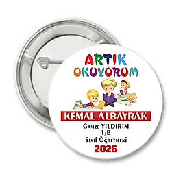 ARTIK OKUYORUM ROZETİ