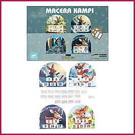Kanguru Matematik Macera Kampı Oyunu - Sayı Tanıma ve Eşleştirme Oyunu | 5-6 Yaş | 2-4 Oyuncu | Müfredata Uyumlu