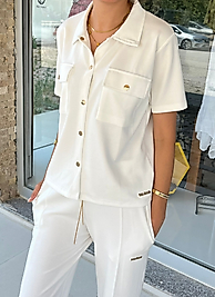 Balmain gold detaylı Takım