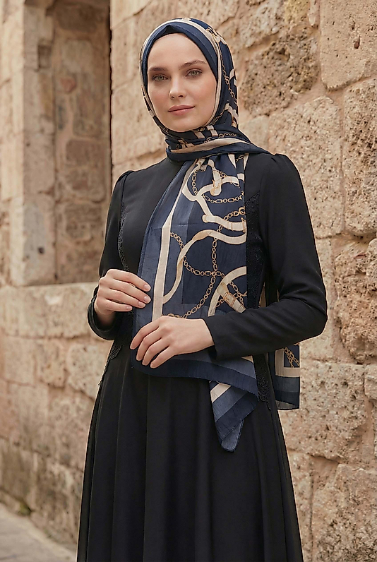 Spring Halka Desenli Şal