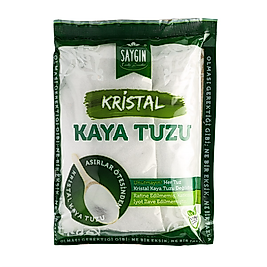 SAYGIN KAYA TUZU 500 gr POŞET SOFRALIK