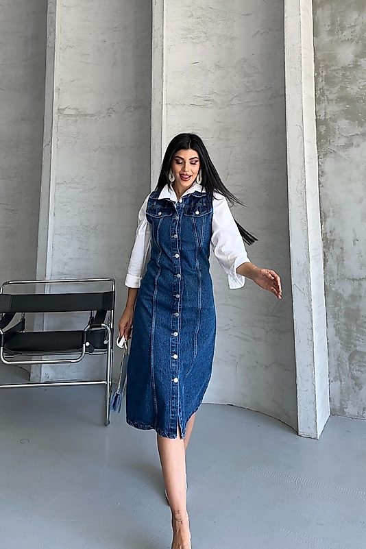 SIFIR KOLLU KOT ELBİSE