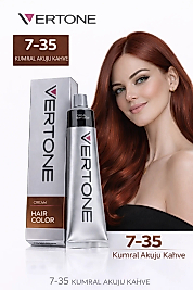 VERTONE SAÇ BOYASI 60 ML. (7-35 KUMRAL AKUJU KAHVE)