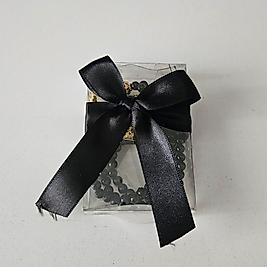 Siyah Kurdeleli Kutulu Tesbih