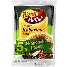 BİZİM MUTFAK HAMUR KAB.TOZU 5LI 50GR