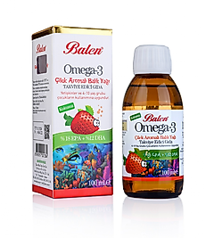 Omega-3 Çilek Aromalı  100 ML