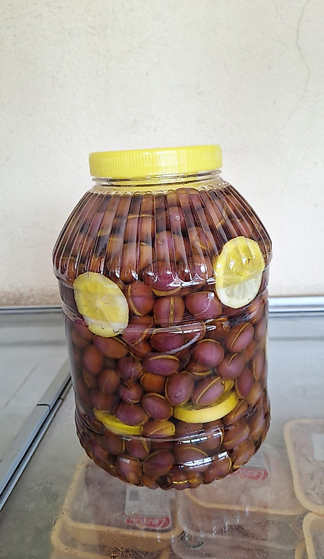 Siyah yağlı Limonlu Zeytin 5000 gr
