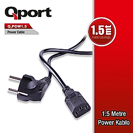 Qport  1.5 MT Power Kablosu