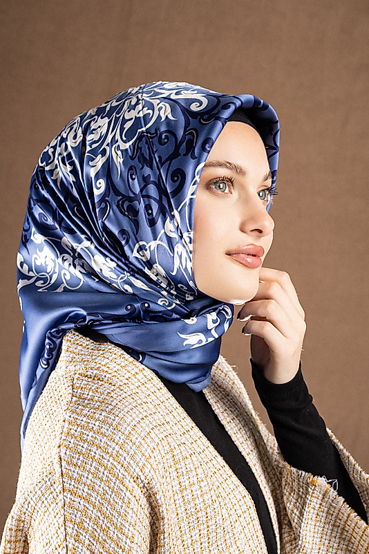 Varaklı Saten Eşarp