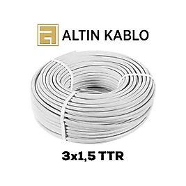 3x1,5 Ttr Kablo tam kesit bakır