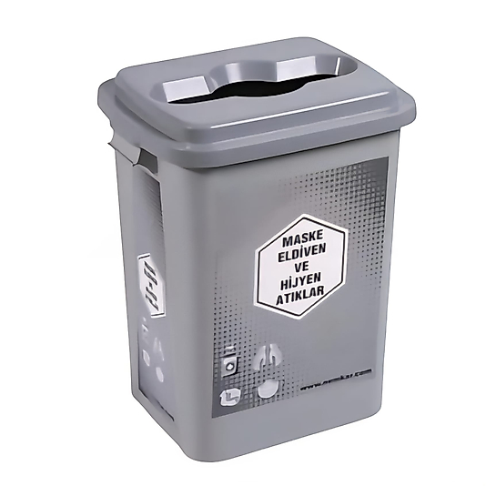 Maske ve Eldiven Atık Kovası 70 LT