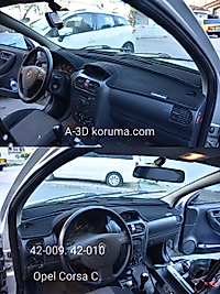 Opel Corsa C 2000 - 2006 Konsol Torpido 3D Koruma