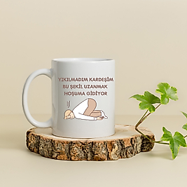 Yazılı kupa bardak