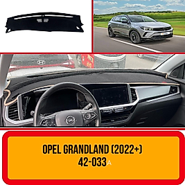 Opel Grandland 2022+ Konsol Torpido A3D Koruma Koruyucu Kılıfı