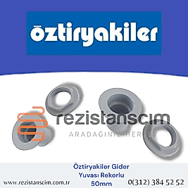 ÖZTİRYAKİLER GİDER TAKOZU 50 MM PLASTİK RAKOR VE SOMUNU