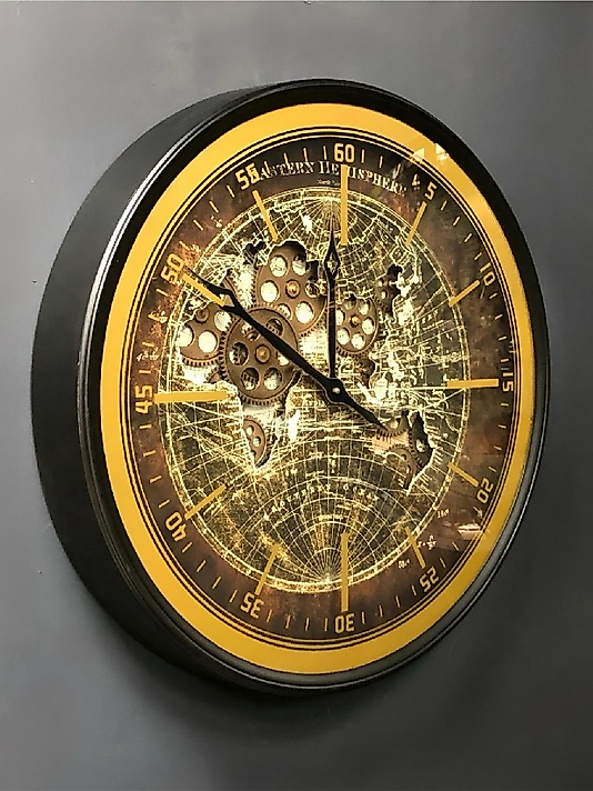 Metal Çarklı Saat
